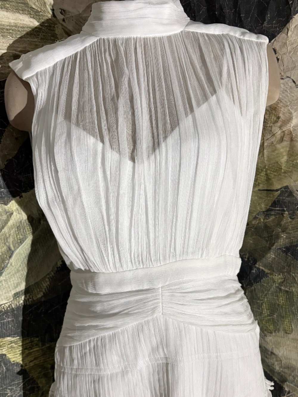 Shona Joy Clemence Chiffon High Neck Midi Dress - Picture 3 of 5